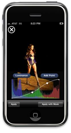 Filterstorm iPhone Runway Curves Image