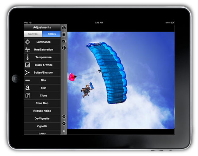 Filterstorm Parachute Curves Image